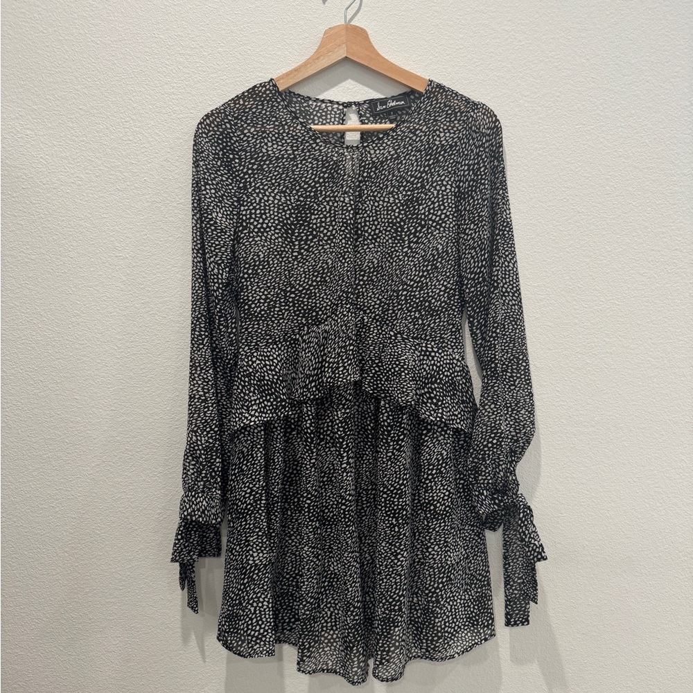 Sam Edelman Sheer Patterned Dress